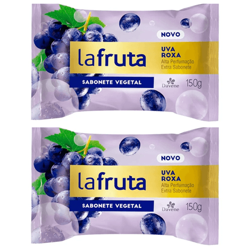 Kit c/2 Sabonetes Davene Laflore Uva Roxa 150g