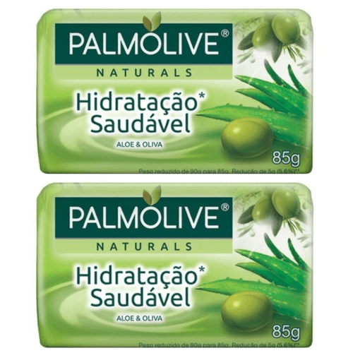 Kit c/2 Sabonetes Em Barra Palmolive Naturals Hidratação Saudável 85g Kit c/2 Sabonetes Em Barra Palmolive Naturals Hidratação Saudável 85g