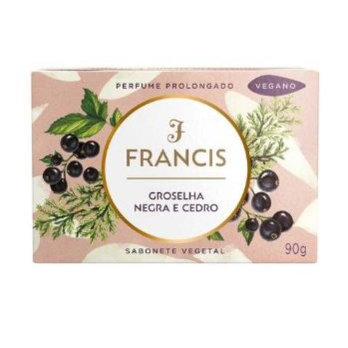 Kit c/2 Sabonete Francis Clássico 90g Preto Kit c/2 Sabonete Francis Clássico 90g Preto