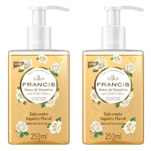 Kit c/2 Sabonetes Líquido Francis Pump 250ml Branco Kit c/2 Sabonetes Líquido Francis Pump 250ml Branco