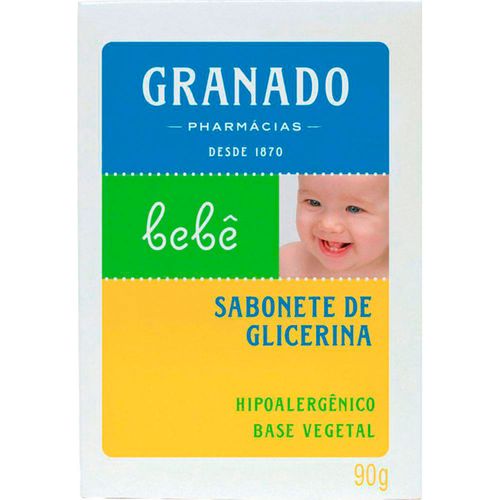 Kit c/2 Sabonete de Glicerina em Barra Granado Bebê Tradicional com 90g