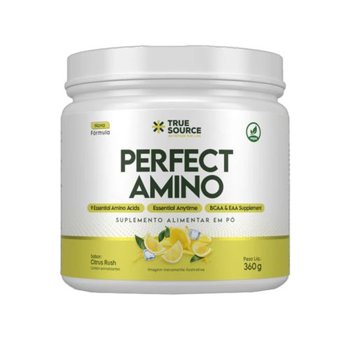 Perfect Amino Aminoácidos Essenciais True Source 360g Perfect Amino Aminoácidos Essenciais True Source 360g