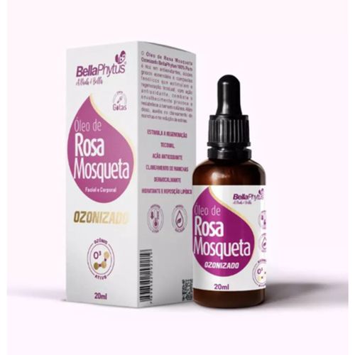 Óleo de Rosa Mosqueta Ozonizado Bellaphytus 20ml