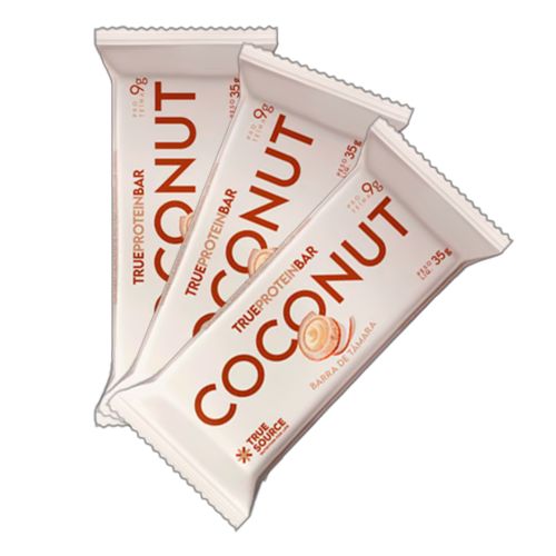 Kit 3X: True Bar Protein Coconut True Source 35g