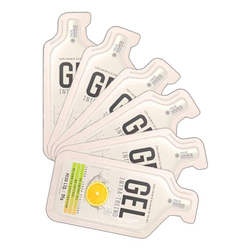 Kit 6X: Gel Intra Treino Limão Siciliano True Source 35g Kit 6X: Gel Intra Treino Limão Siciliano True Source 35g