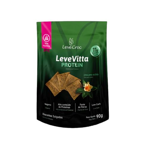 Biscoito Leve Vitta Protein Sabor Ora Pro Nobis Leve Croc 90g
