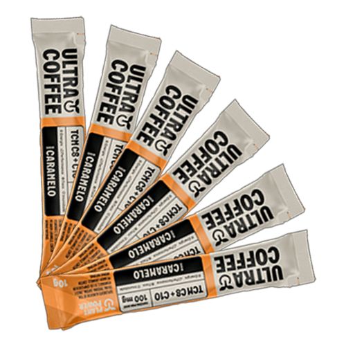 Kit 6X: Ultracoffee Caramelo Vegano Sachê 10g Kit 6X: Ultracoffee Caramelo Vegano Sachê 10g