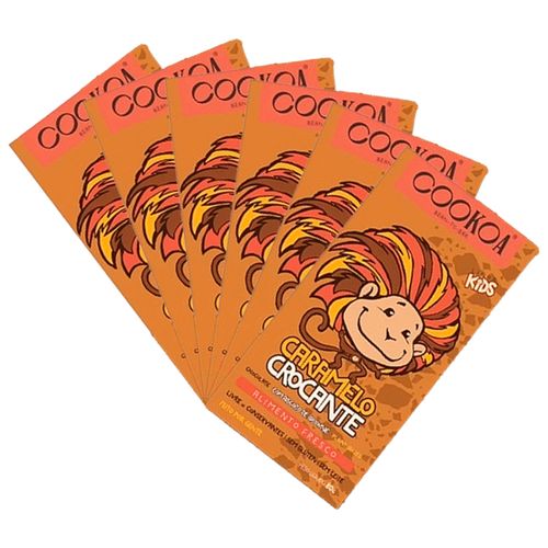 Kit 6X: Chocolate Caramelo Crocante Vegano Cookoa 80g Kit 6X: Chocolate Caramelo Crocante Vegano Cookoa 80g