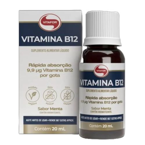 Vitamina B12 Líquida Vitafor 20ml Vitamina B12 Líquida Vitafor 20ml