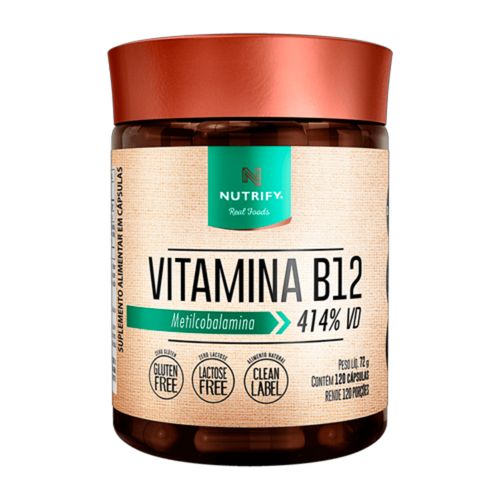 Vitamina B12 Nutrify 120 Cápsulas Vitamina B12 Nutrify 120 Cápsulas