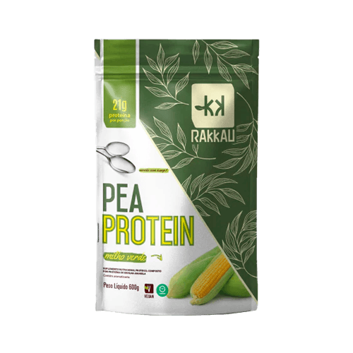 Pea Protein Milho Verde Vegana Rakkau 600g
