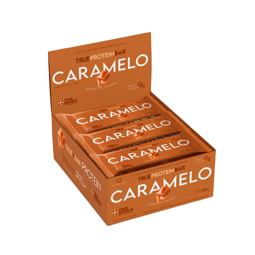 True Bar Protein Caramelo 35g True Source 12 Unidades True Bar Protein Caramelo 35g True Source 12 Unidades