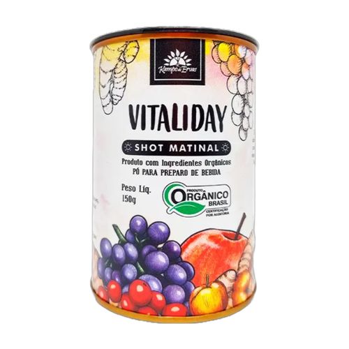 Shot Matinal Vitaliday Orgânico Kampo de Ervas 150g Shot Matinal Vitaliday Orgânico Kampo de Ervas 150g