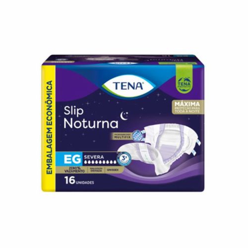 Kit 4 Fraldas Tena Slip Noturna Eg C/16 Unidades cada Kit 4 Fraldas Tena Slip Noturna Eg C/16 Unidades cada
