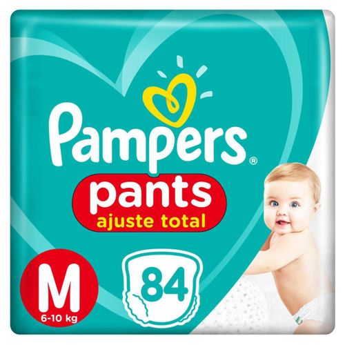 Kit 2 Fraldas Confortsec Pants Bag ”M” Pampers Simples c/ 84 Unidades cada