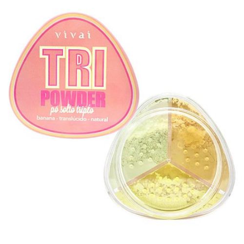 Kit c/2 Tri Powder Pó Solto Triplo Vivai Kit c/2 Tri Powder Pó Solto Triplo Vivai