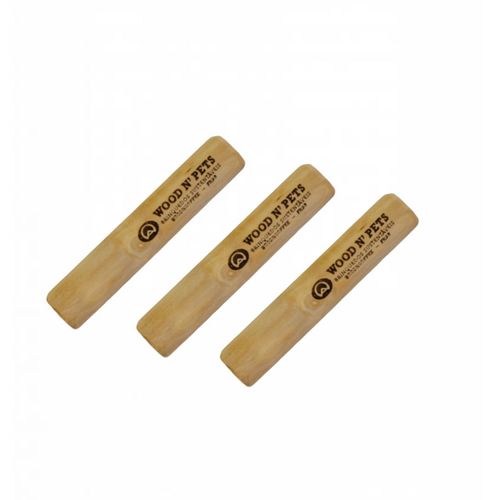 3x Mordedor Natural Wood N Pets Madeira Para Roer- P 3x Mordedor Natural Wood N Pets Madeira Para Roer- P