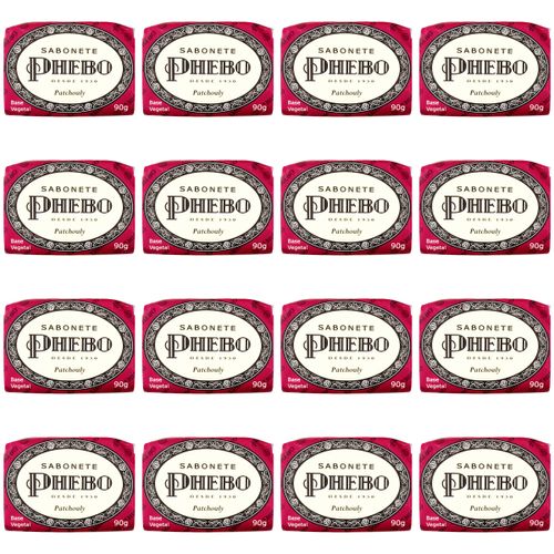 Kit c/16 Sabonetes Phebo Patchouly 90g Kit c/16 Sabonetes Phebo Patchouly 90g
