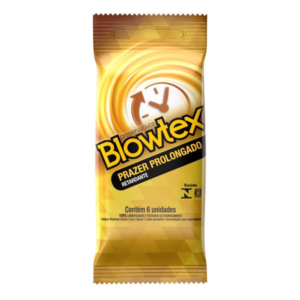 Preservativo Blowtex Retardante 6 Unidades