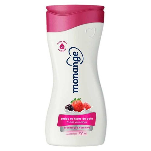 Hidratante Monange 200ml Frutas Vermelhas