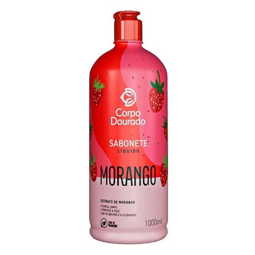 Sabonete Liquido Corpo Dourado 1L Morango Sabonete Liquido Corpo Dourado 1L Morango