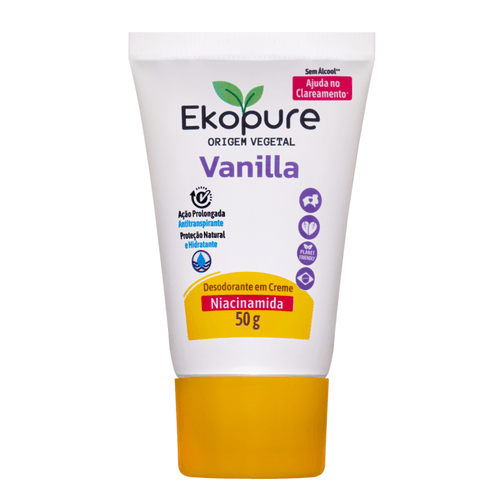 Desodorante Creme Ekopure 50g Vanilla