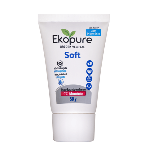 Desodorante Creme Ekopure 50G Soft