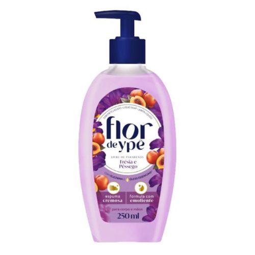 Kit c/9 Sabonete Liquido Flor De Ype 250ml Fresia E Pêssego Kit c/9 Sabonete Liquido Flor De Ype 250ml Fresia E Pêssego