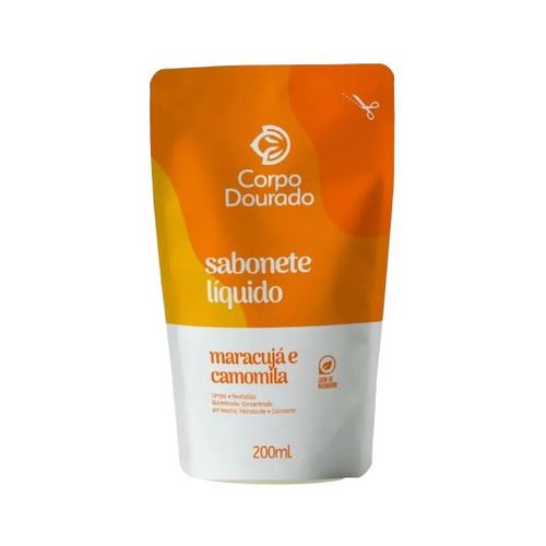 Kit c/9 Sabonete Liquido Corpo Dourado Pouch 200ml Maracujá/Camomila Kit c/9 Sabonete Liquido Corpo Dourado Pouch 200ml Maracujá/Camomila
