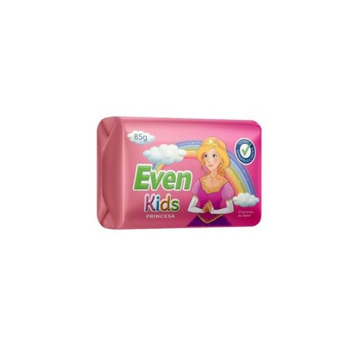 Kit c/9 Sabonete Infantil Even Kids 85g Princesa
