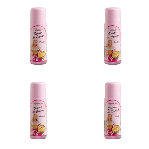 Kit c/4 Unidades de Desodorantes Spray Seivas Do Campo 90ml Power