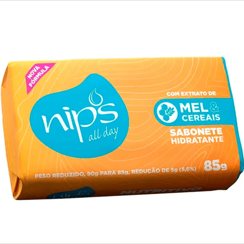 Kit c/4 Sabonete Nips Mel E Cereais 85g Kit c/4 Sabonete Nips Mel E Cereais 85g