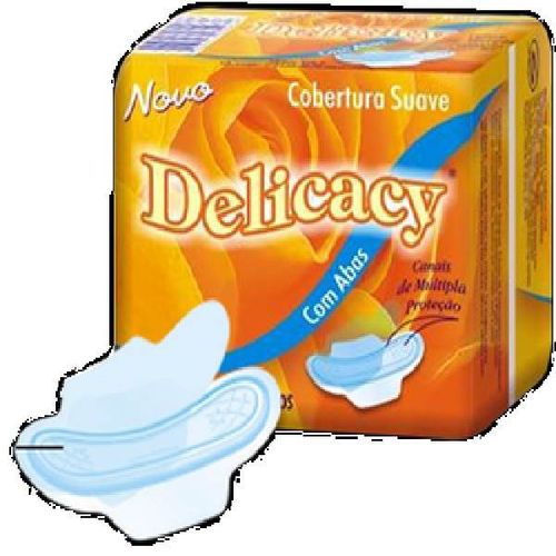Kit c/16 Absorvente Delicacy S/ Abas Suave Gel C/8Un Kit c/16 Absorvente Delicacy S/ Abas Suave Gel C/8Un