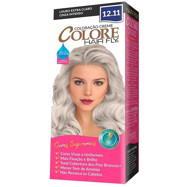 Coloração Creme Colore 12.11 Louro Extra Claro