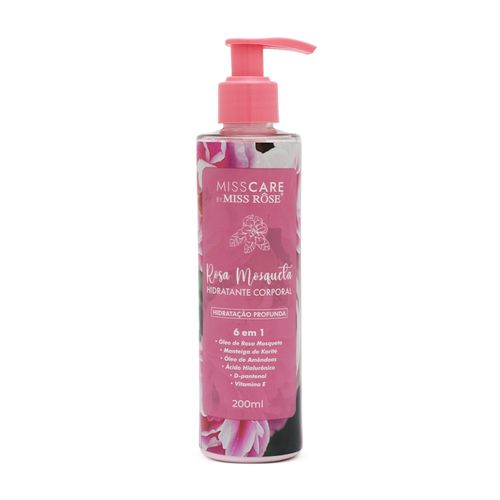 Hidratante Corporal Rosa Mosqueta 200Ml Miss Rose