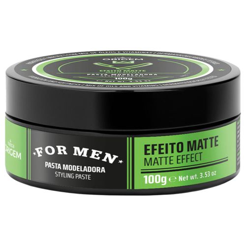 Pomada Modeladora Origem For Men 100g Matte Pomada Modeladora Origem For Men 100g Matte