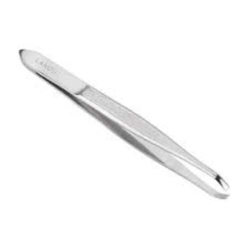 Pinça com Ponta Reta em Aço Inox Lanossi Pinça com Ponta Reta em Aço Inox Lanossi