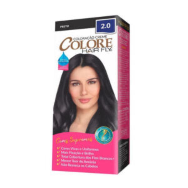 Tintura Colore Creme 50g 2.0 Preto