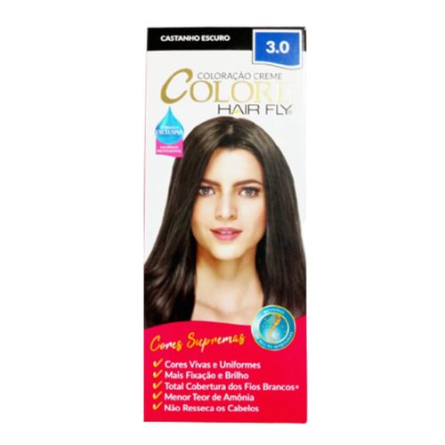 Tintura Colore Creme 50g 3.0 Castanho Escuro