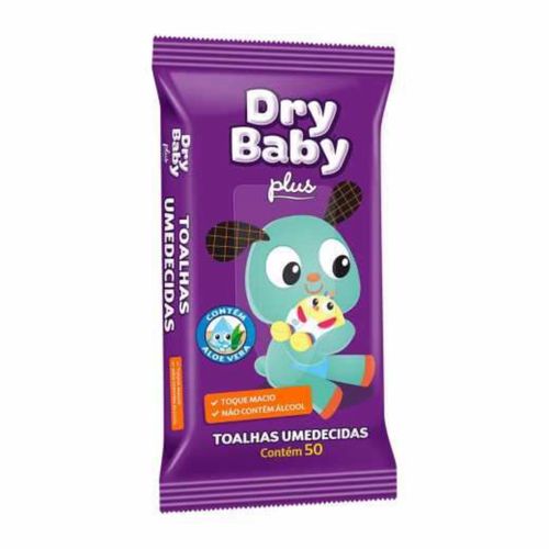 Toalha Umedecida Dry Baby Plus Flow Pack c/50 Unidades Toalha Umedecida Dry Baby Plus Flow Pack c/50 Unidades