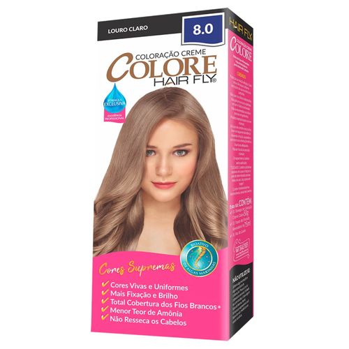 Tintura Colore Creme 50g 8.0 Louro Claro Tintura Colore Creme 50g 8.0 Louro Claro