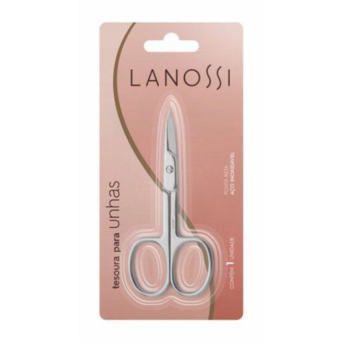 Tesoura Unha Lanossi Reta