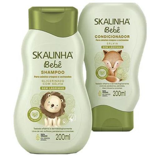 Shampoo + Condicionador Infantil Skalinha 200ml Salvia Shampoo + Condicionador Infantil Skalinha 200ml Salvia