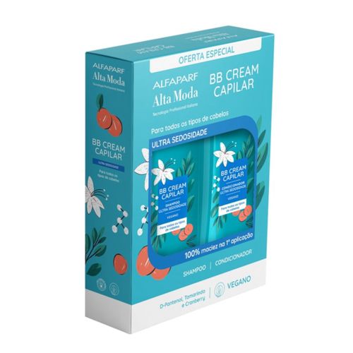 Shampoo + Condicionador Alta Moda 300ml +300ml Bb Cream Shampoo + Condicionador Alta Moda 300ml +300ml Bb Cream