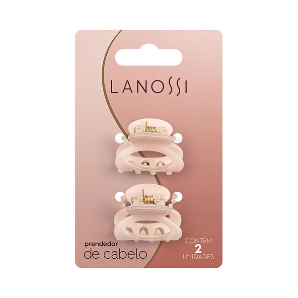 Piranha de Cabelo Lanossi Pequeno Rose C/2 Unidades
