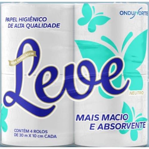 Papel Higiênico Leve 30 Metross c/4 Unidades Neutro Papel Higiênico Leve 30 Metross c/4 Unidades Neutro