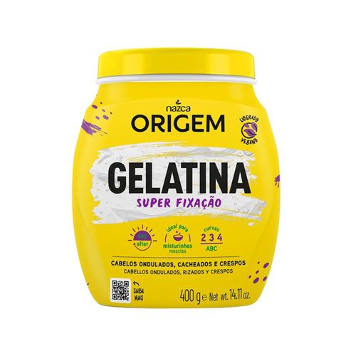 Gelatina Capilar Origem 400g Super Fixação Gelatina Capilar Origem 400g Super Fixação