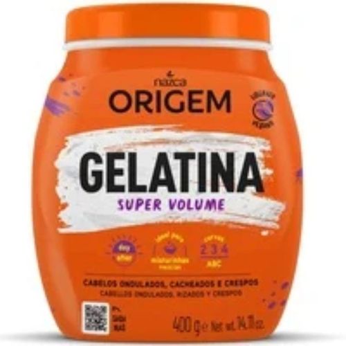 Gelatina Capilar Origem 400g Super Volume