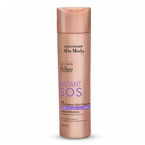 Shampoo Alta Moda Sos Insant 250ml Nutri-Resconstrução Shampoo Alta Moda Sos Insant 250ml Nutri-Resconstrução
