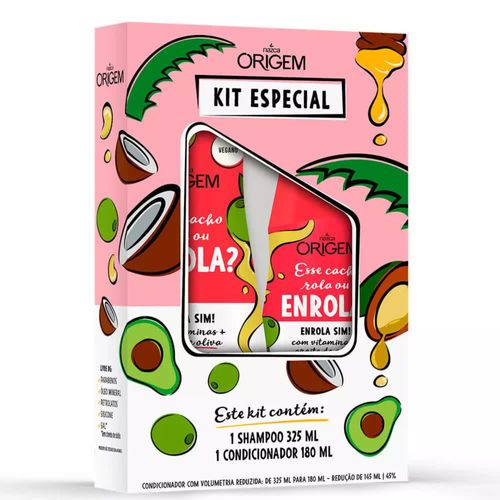Shampoo + Condicionador Origem 325+180ml Azeite De Olivia Shampoo + Condicionador Origem 325+180ml Azeite De Olivia